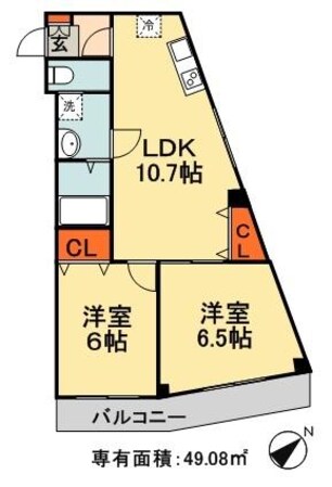 Prime Hills 千葉中央の物件間取画像